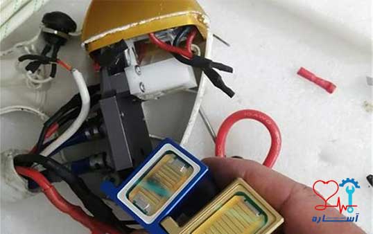 قطعات اورجینال در تعمیر دستگاه لیزر